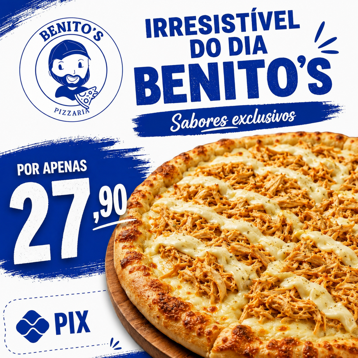 1 Pizza PP + 1 Refrigerante 1 Litro ❤️